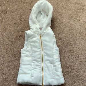 3T White Puffer Vest